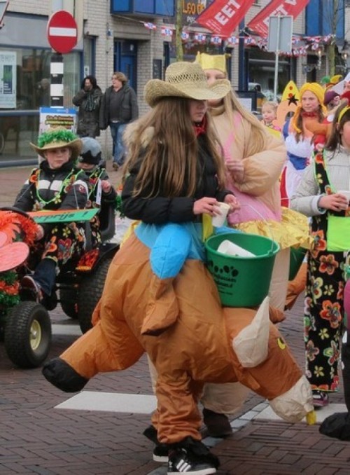 Mascottepak Opblaasbaar kostuum - Stier